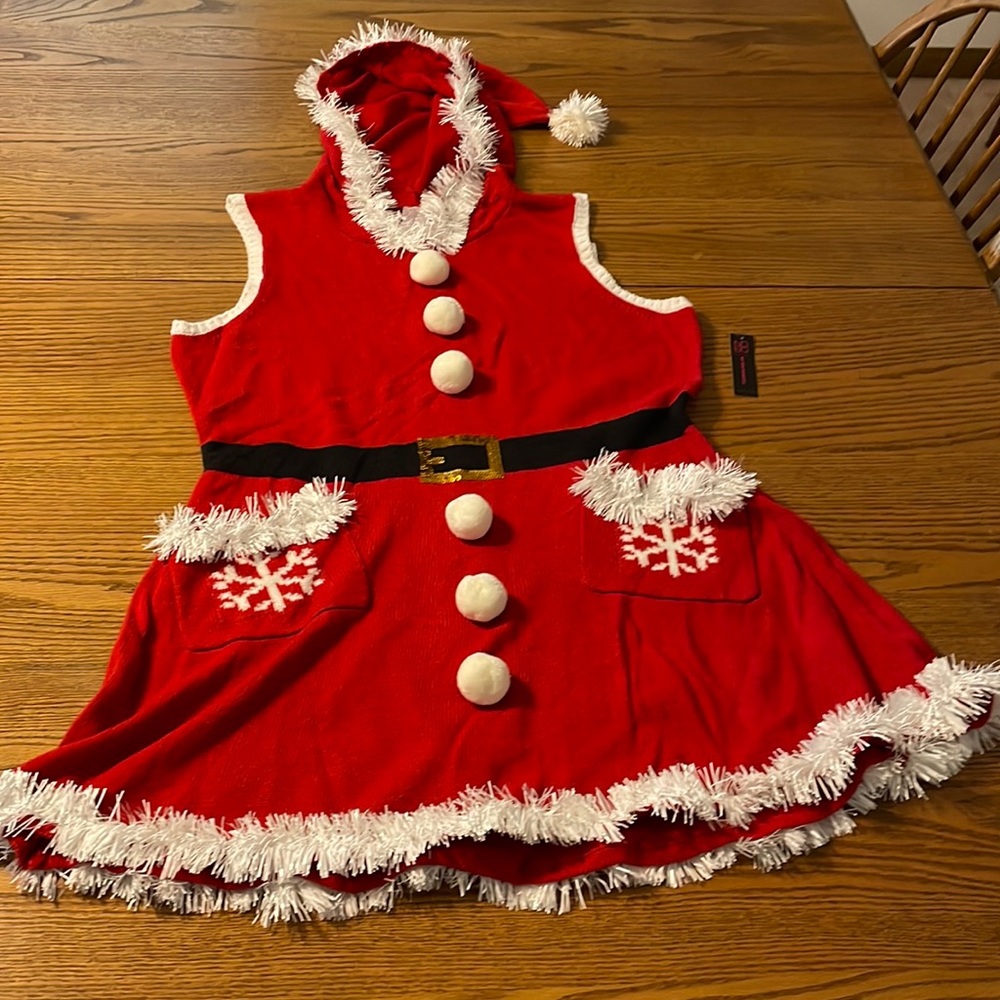 Mrs. Claus, ugly sweater dress